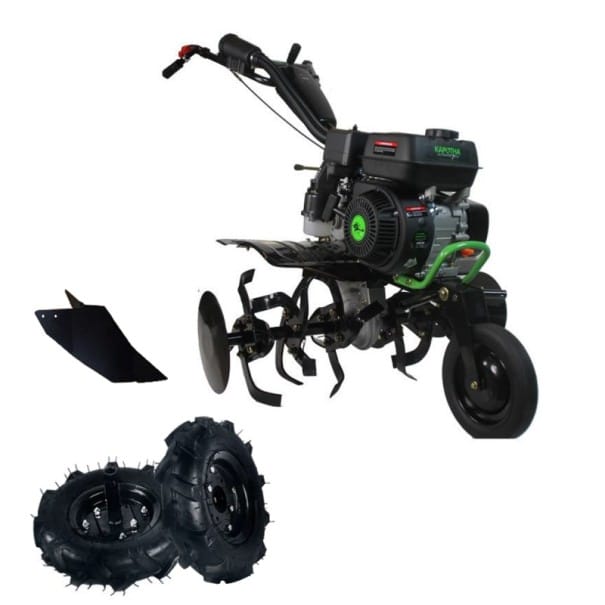 Motoazada profesional gasolina 208cc 7-7,5CV 90cm KAPOTHA con kit agrícola