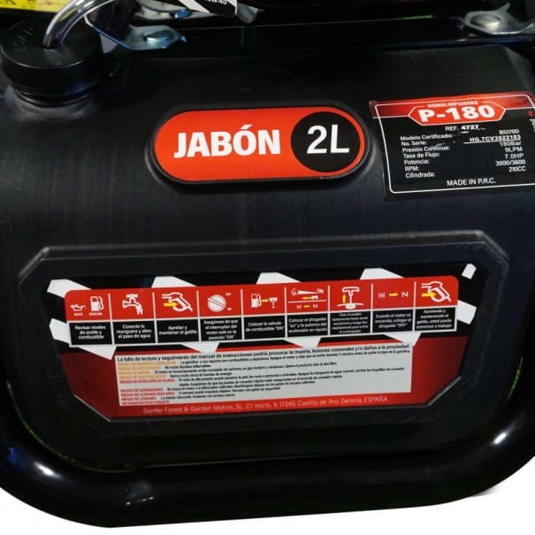 Hidro-limpiadora 7cv 210cc - PowerGround P-180