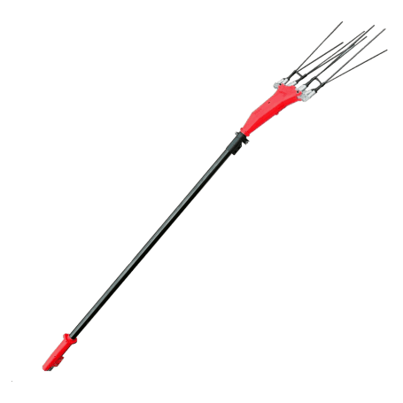 Vareador de aceitunas eléctrico 400W telescópico 3,3m. - POWERGROUND SHAKER 500PSHKERLUS con centralita de 12 a 34V