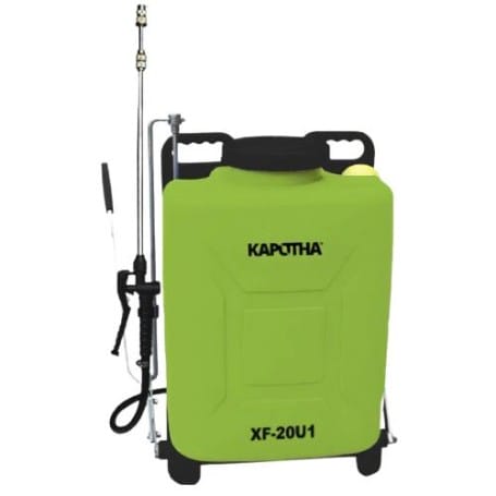 Sulfatadora manual profesional con bomba externa de bronce Kapotha - XF-20U1