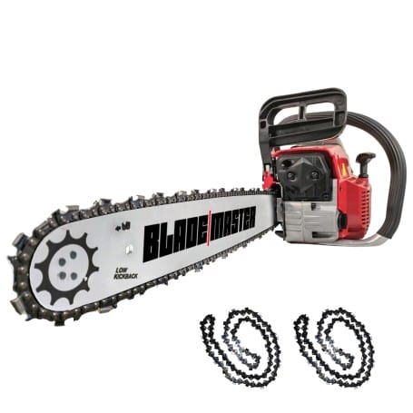 Motosierra Gasolina 62cc 3,5cv 50cm - BLADEMASTER DE POWERGROUND + 2 cadenas extras Ultima unidades