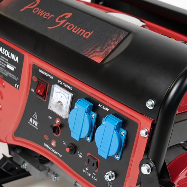 Generador de gasolina Powerground FG 4000 - 2800W 3000W sin ruedas barras extarnas algo dobladas por transporte Doblado Exdemo