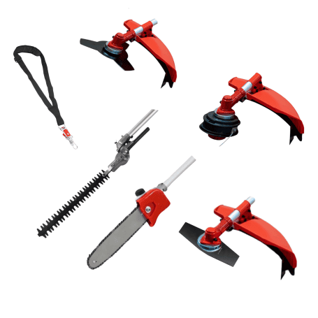 Desbrozadora 5 en 1 62cc 4cv PowerGround Multifunción Profesional