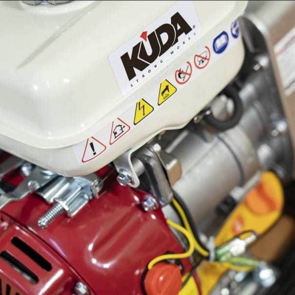 Motobomba Gasolina 4T OHV 38mm 10.000L/h 1,9cv - Kuda + Aceite 4 Tiempo 1L - Pack Profesional Agricultura y Riego
