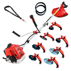 Desbrozadora Gasolina 8 en 1 62cc 4cv - PowerGround BLADEMASTER  incluye 20 metros de Hilo de Nylon de REGALO