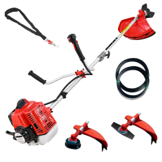 Desbrozadora Gasolina 3 en 1 62cc 4cv - PowerGround BLADEMASTER incluye 20 metros de Hilo de Nylon de REGALO