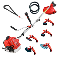 Desbrozadora Gasolina 6 en 1 62cc 4cv - PowerGround BLADEMASTER incluye 20 metros de Hilo de Nylon  de REGALO