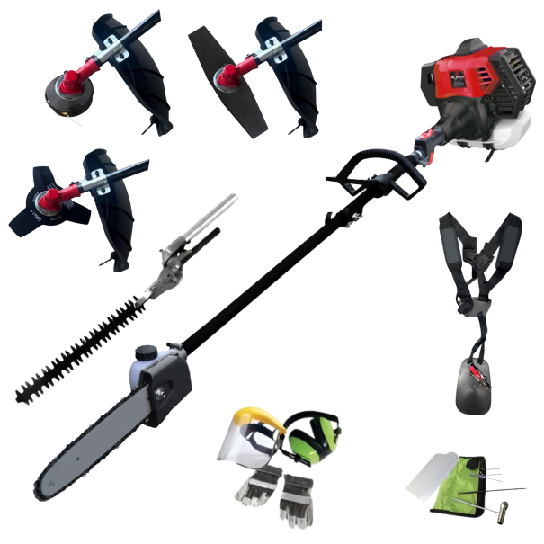 Desbrozadora multifuncion Golliath profesional 5 en 1 65CC 4,9 CV