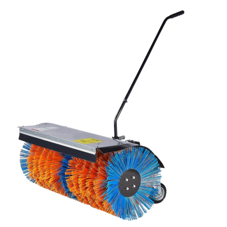 Cepillo de Barrido o Cepillo Quitanieves– 110 cm de Ancho- para Motocultor de Gasolina 13cv Kapotha, PowerGround, Golliath
