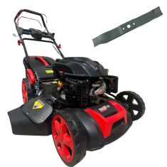 Cortacésped Gasolina Autopropulsado 3 en 1 196cc 51cm - PowerGround Master Cut Black Edition + Cuchila extra
