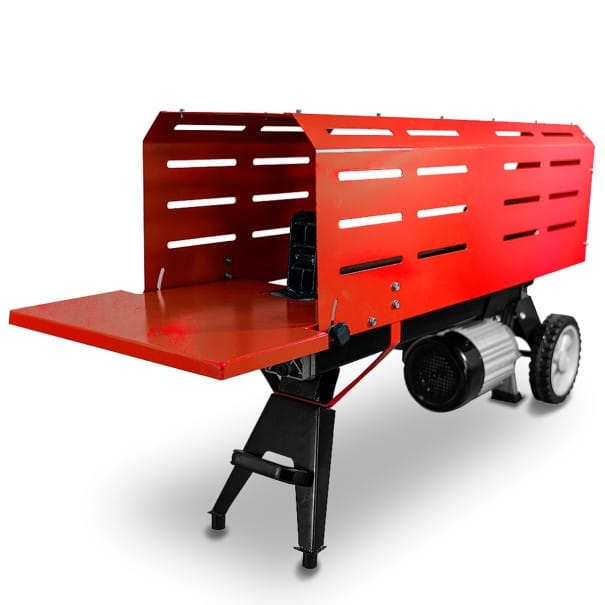 Astilladora Eléctrica 7T Horizontal 52cm de corte 2200W + Cuña Cruz - PowerGround
