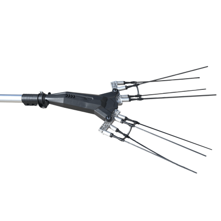 Vareador de aceitunas eléctrico 500W telescópico 3,3m. - KAPOTHA VIBRATOR 6000 PLUS con centralita de 12-34v