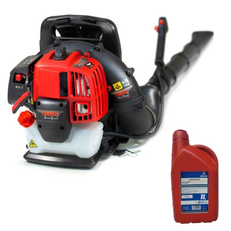 Soplador Mochila Gasolina 43cc 1,6cv - PowerGround Tornado + Aceite 2T