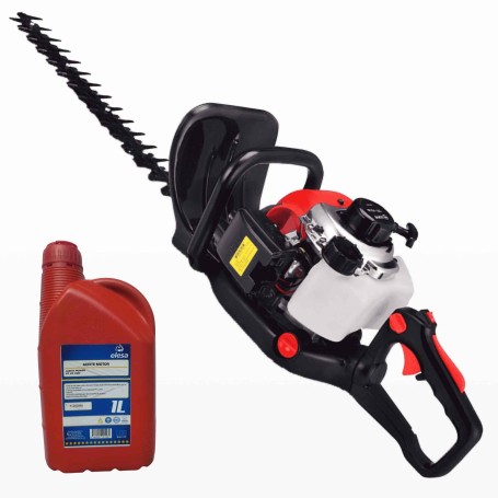 Cortasetos Profesional Gasolina 26cc corte de 60cm + Aceite PowerGround Sintex 2T 1L - KUDA