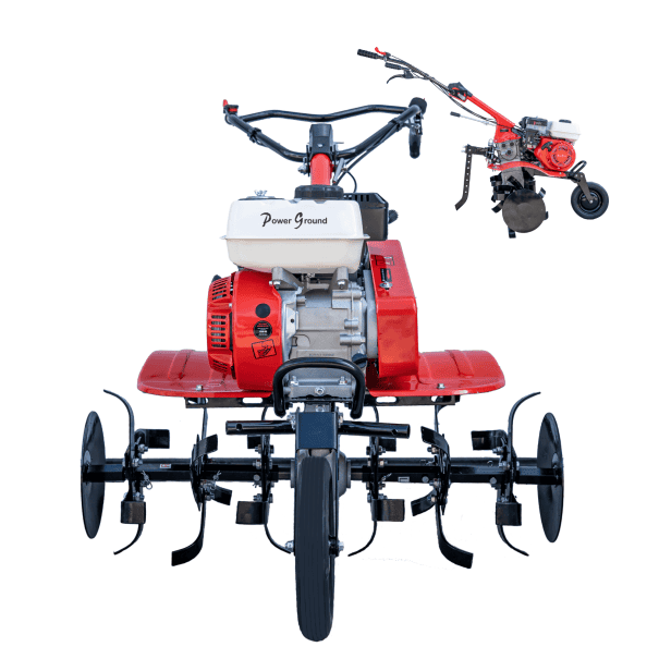 Motoazada gasolina OHV 208cc 7-7,5CV 90cm + Kit agrícola - Powerground 700 SC90III