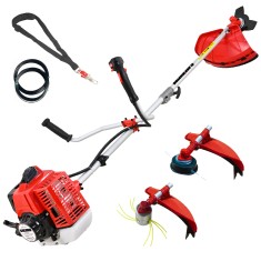 Desbrozadora Gasolina 3 en 1 62cc 4cv - PowerGround BLADEMASTER incluye 20 metros de Hilo de Nylon de REGALO