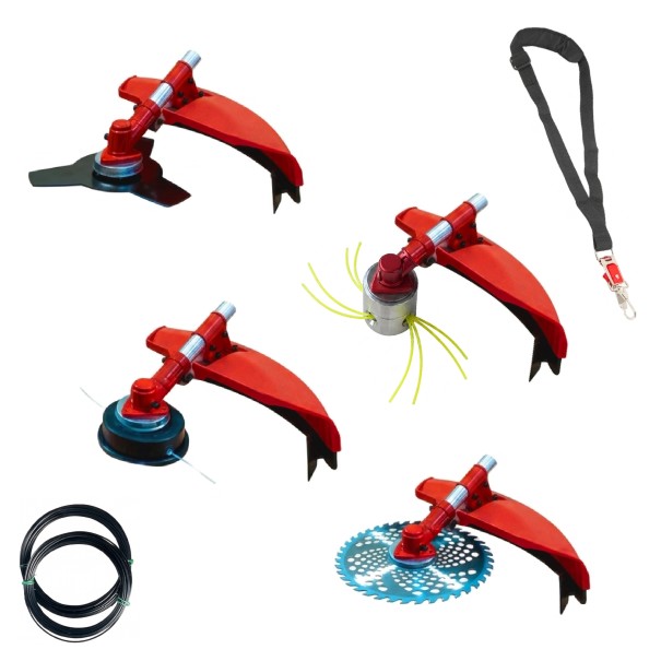 Desbrozadora Gasolina 4 en 1 62cc 4cv - PowerGround BLADEMASTER incluye 20 metros de Hilo de Nylon de REGALO