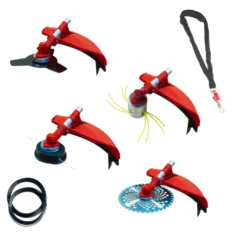 Desbrozadora Gasolina 4 en 1 62cc 4cv - PowerGround BLADEMASTER incluye 20 metros de Hilo de Nylon de REGALO