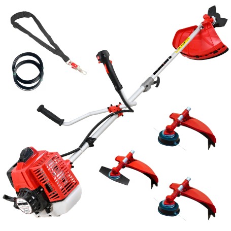 Desbrozadora Gasolina 4 en 1 62cc 4cv - PowerGround BLADEMASTER incluye 20 metros de Hilo de Nylon de REGALO