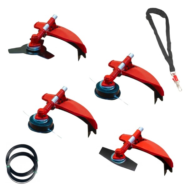 Desbrozadora Gasolina 4 en 1 62cc 4cv - PowerGround BLADEMASTER incluye 20 metros de Hilo de Nylon de REGALO
