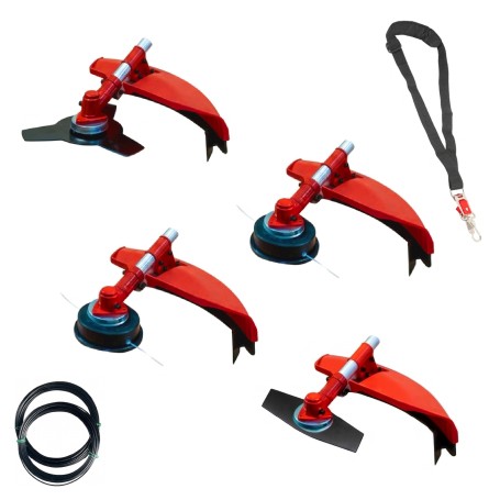 Desbrozadora Gasolina 4 en 1 62cc 4cv - PowerGround BLADEMASTER incluye 20 metros de Hilo de Nylon de REGALO