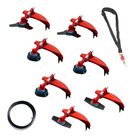 Desbrozadora Gasolina 7 en 1 62cc 4cv - PowerGround BLADEMASTER incluye 20 metros de Hilo de Nylon de REGALO