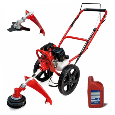 Desbrozadora de ruedas PowerGround de gasolina 62cc 4cv