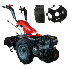 Motocultor Golliath PowerGround Gasolina 420cc 13-15CV Arranque Eléctrico + Ruedas Metálicas 500x190 mm