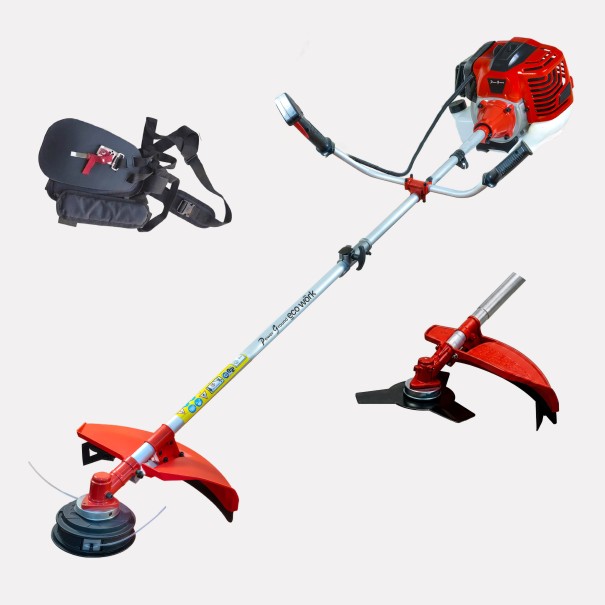 Desbrozadora profesional 65cc 4,9cv 2x1 Powerground Ecowork