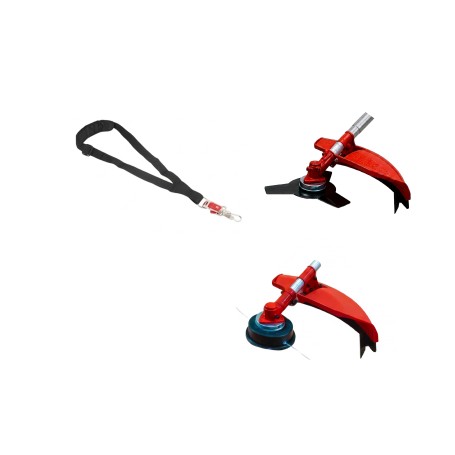 Desbrozadora Gasolina 2 en 1 62cc 4cv - Powerground BLADEMASTER SERIES 20 metros de Hilo de Nylon de REGALO