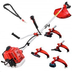Desbrozadora Gasolina 4 en 1 62cc 4cv - PowerGround BLADEMASTER incluye 20 metros de Hilo de Nylon de REGALO