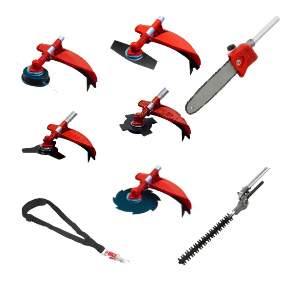 Desbrozadora 7 en 1 62cc 4cv PowerGround BladeMaster Multifunción Profesional