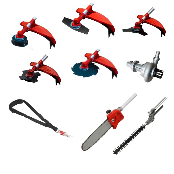 Desbrozadora 8 en 1 62cc 4cv PowerGround Blademaster Multifunción Profesional con Bomba de impulsar agua