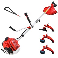 Desbrozadora Gasolina 3 en 1 62cc 4cv - PowerGround BLADEMASTER incluye 20 metros de Hilo de Nylon de REGALO