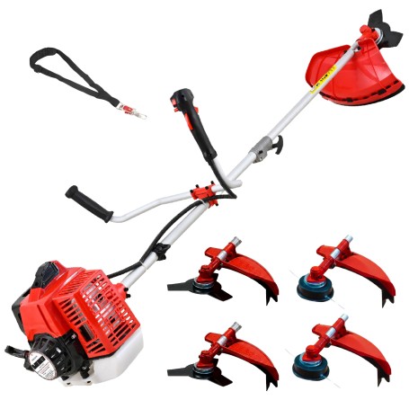 Desbrozadora Gasolina 4 en 1 62cc 4cv - PowerGround BLADEMASTER incluye 20 metros de Hilo de Nylon de REGALO