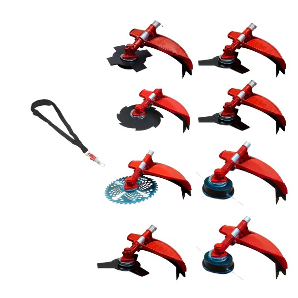 Desbrozadora Gasolina 8 en 1 62cc 4cv - PowerGround BLADEMASTER  incluye 20 metros de Hilo de Nylon de REGALO