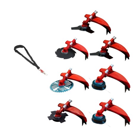 Desbrozadora Gasolina 7 en 1 62cc 4cv - PowerGround BLADEMASTER incluye 20 metros de Hilo de Nylon de REGALO