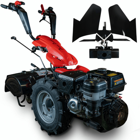 Motocultor Gasolina PowerGround Golliath PRO Raptor 420cc 13-15CV con Arranque Eléctrico + Vertedera Reversible – Profesional
