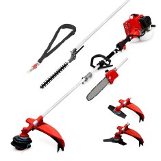 Desbrozadora 5 en 1 62cc 4cv PowerGround BladeMaster Multifunción Profesional