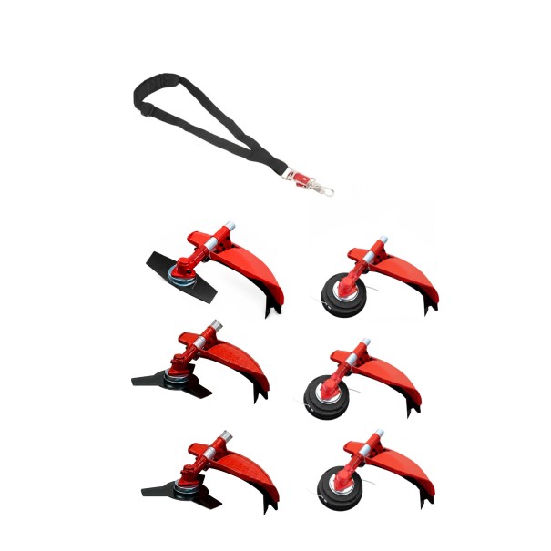 Desbrozadora Gasolina 6 en 1 62cc 4cv - PowerGround BLADEMASTER incluye 20 metros de Hilo de Nylon  de REGALO