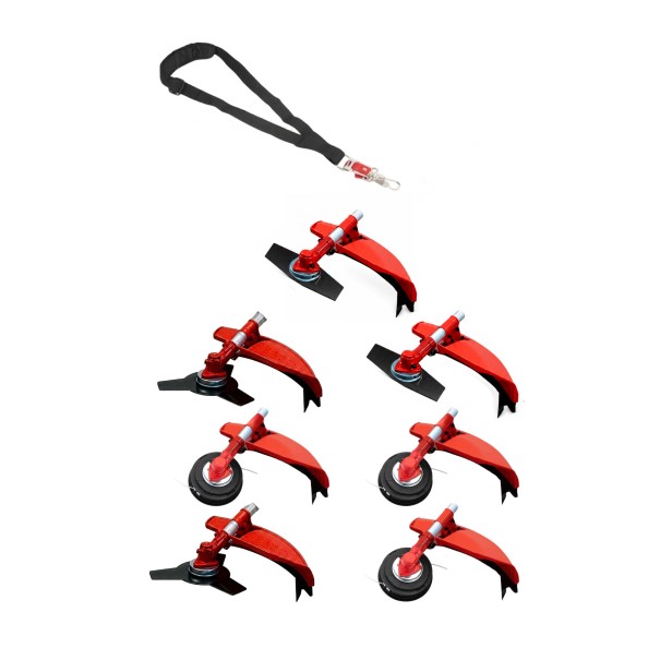 Desbrozadora Gasolina 7 en 1 62cc 4cv - PowerGround BLADEMASTER incluye 20 metros de Hilo de Nylon de REGALO