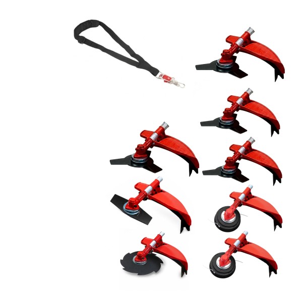 Desbrozadora Gasolina 8 en 1 62cc 4cv - PowerGround BLADEMASTER  incluye 20 metros de Hilo de Nylon de REGALO