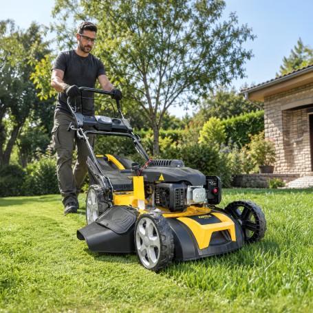 Cortacésped Profesional Gasolina Autopropulsado 3 en 1 196cc 51cm - Kapotha PRO7000