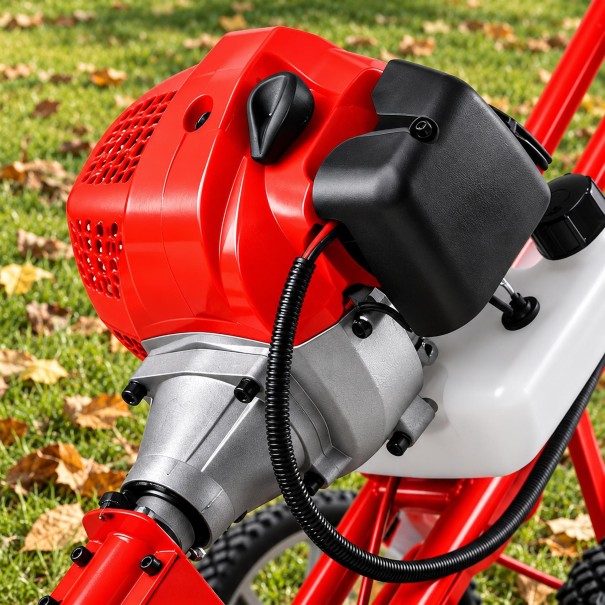 Barredora de Gasolina PowerGround 52cc 2CV con Cepillo Rotativo – Limpieza Profesional