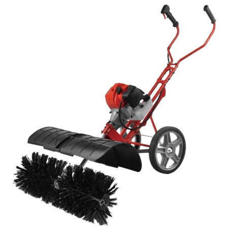 Barredora de Gasolina PowerGround 52cc 2CV con Cepillo Rotativo – Limpieza Profesional