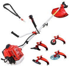 Desbrozadora Gasolina 4 en 1 62cc 4cv - PowerGround BLADEMASTER incluye 20 metros de Hilo de Nylon de REGALO